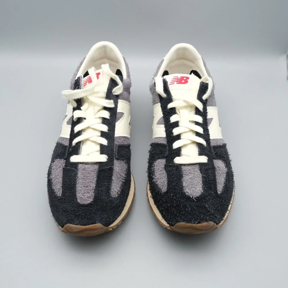 New Balance 471 Sneakers Mens 11 Castlerock Black Grey Shaggy Suede U471PSD